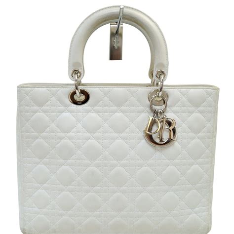 white dior bag|christian dior bag white.